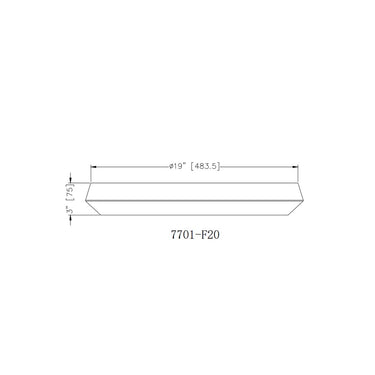 Z-Lite 20" Quasars 1 Light Flush Mount image 28