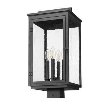 Z-Lite 21.25" High Hartwell 4 Light Outdoor Post Mount Fixture image 4