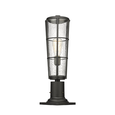 Z-Lite 21.25" High Helix 1 Light Outdoor Pier Mounted Fixture image 2