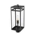Z-Lite 21.5" High Nuri 1 Light Outdoor Post Mount Fixture image 2