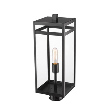 Z-Lite 21.5" High Nuri 1 Light Outdoor Post Mount Fixture image 2