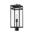 Z-Lite 21.5" High Nuri 1 Light Outdoor Post Mount Fixture image 4