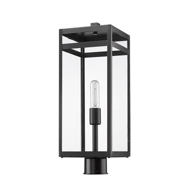 Z-Lite 21.5" High Nuri 1 Light Outdoor Post Mount Fixture image 4