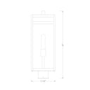 Z-Lite 21.5" High Nuri 1 Light Outdoor Post Mount Fixture image 5