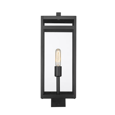 Z-Lite 21" High Nuri 1 Light Outdoor Post Mount Fixture image 1