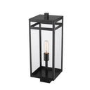Z-Lite 21" High Nuri 1 Light Outdoor Post Mount Fixture image 2