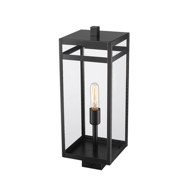 Z-Lite 21" High Nuri 1 Light Outdoor Post Mount Fixture image 2