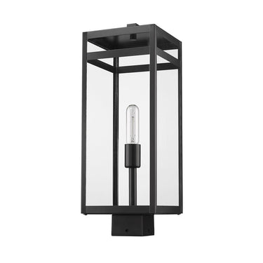 Z-Lite 21" High Nuri 1 Light Outdoor Post Mount Fixture image 4