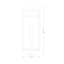 Z-Lite 21" High Nuri 1 Light Outdoor Post Mount Fixture image 5