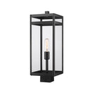 Z-Lite 21" High Nuri 1 Light Outdoor Post Mount Fixture image