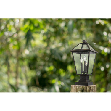 Z-Lite 21" High Talbot 3 Light Outdoor Pier Mounted Fixture image 11