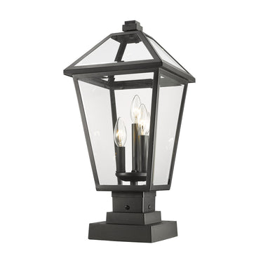 Z-Lite 21" High Talbot 3 Light Outdoor Pier Mounted Fixture image 2