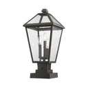 Z-Lite 21" High Talbot 3 Light Outdoor Pier Mounted Fixture image 3