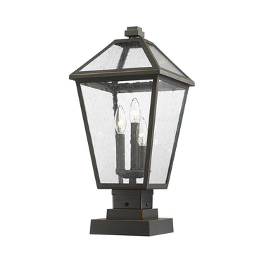 Z-Lite 21" High Talbot 3 Light Outdoor Pier Mounted Fixture image 3