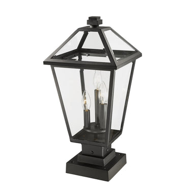 Z-Lite 21" High Talbot 3 Light Outdoor Pier Mounted Fixture image 4