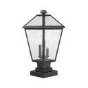 Z-Lite 21" High Talbot 3 Light Outdoor Pier Mounted Fixture image 5