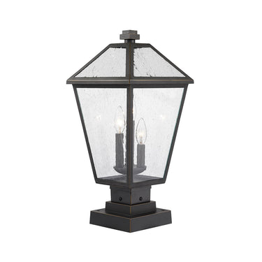 Z-Lite 21" High Talbot 3 Light Outdoor Pier Mounted Fixture image 5