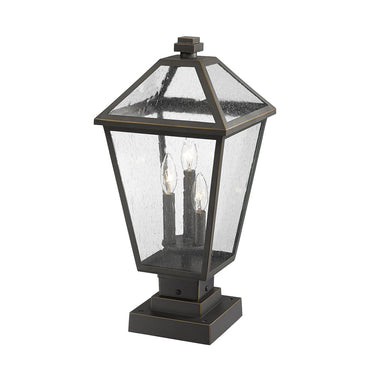 Z-Lite 21" High Talbot 3 Light Outdoor Pier Mounted Fixture image 7