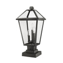 Z-Lite 21" High Talbot 3 Light Outdoor Pier Mounted Fixture image 8