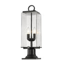Z-Lite 22.25" High Sana 2 Light Outdoor Pier Mounted Fixture image 1