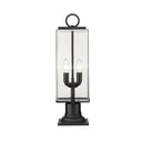 Z-Lite 22.25" High Sana 2 Light Outdoor Pier Mounted Fixture image 2