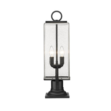 Z-Lite 22.25" High Sana 2 Light Outdoor Pier Mounted Fixture image 2