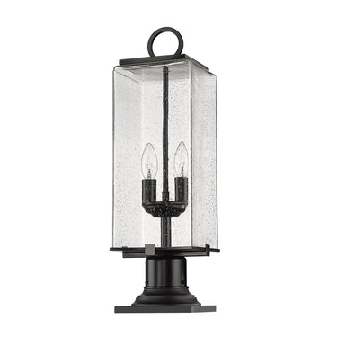 Z-Lite 22.25" High Sana 2 Light Outdoor Pier Mounted Fixture image 4