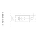 Z-Lite 22.25" High Sana 2 Light Outdoor Pier Mounted Fixture image 7