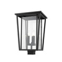 Z-Lite 22.25" High Seoul 3 Light Outdoor Post Mount Fixture image 4