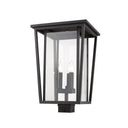 Z-Lite 22.25" High Seoul 3 Light Outdoor Post Mount Fixture image 7