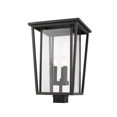 Z-Lite 22.25" High Seoul 3 Light Outdoor Post Mount Fixture image 7