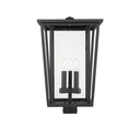 Z-Lite 22.25" High Seoul 3 Light Outdoor Post Mount Fixture image 8