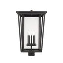 Z-Lite 22.25" High Seoul 3 Light Outdoor Post Mount Fixture image 9