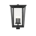 Z-Lite 22.25" High Seoul 3 Light Outdoor Post Mount Fixture image