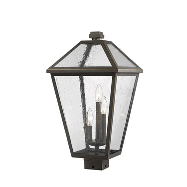 Z-Lite 22.25" High Talbot 3 Light Outdoor Post Mount Fixture image 1