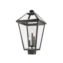 Z-Lite 22.25" High Talbot 3 Light Outdoor Post Mount Fixture image 2