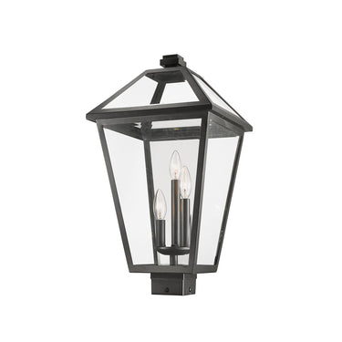 Z-Lite 22.25" High Talbot 3 Light Outdoor Post Mount Fixture image 2