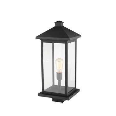 Z-Lite 22.5" High Portland 1 Light Outdoor Post Mount Fixture image 4