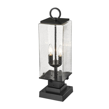 Z-Lite 22.5" High Sana 2 Light Outdoor Pier Mounted Fixture image 1
