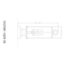 Z-Lite 22.5" High Sana 2 Light Outdoor Pier Mounted Fixture image 7