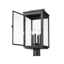 Z-Lite 22.75" High Hartwell 4 Light Outdoor Post Mount Fixture image 1
