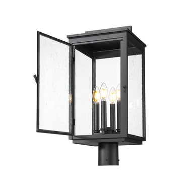 Z-Lite 22.75" High Hartwell 4 Light Outdoor Post Mount Fixture image 1