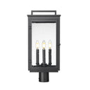 Z-Lite 22.75" High Hartwell 4 Light Outdoor Post Mount Fixture image 2