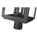 Z-Lite 22.75" High Hartwell 4 Light Outdoor Post Mount Fixture image 3