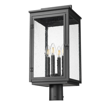 Z-Lite 22.75" High Hartwell 4 Light Outdoor Post Mount Fixture image 4
