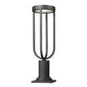Z-Lite 22.75" High Leland 1 Light Outdoor Pier Mounted Fixture image