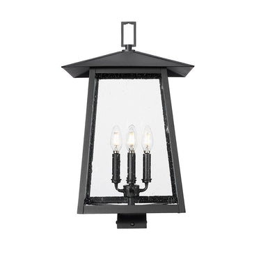Z-Lite 22.75" High Rainer 4 Light Outdoor Post Mount Fixture image 1