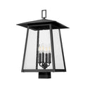 Z-Lite 22.75" High Rainer 4 Light Outdoor Post Mount Fixture image 4