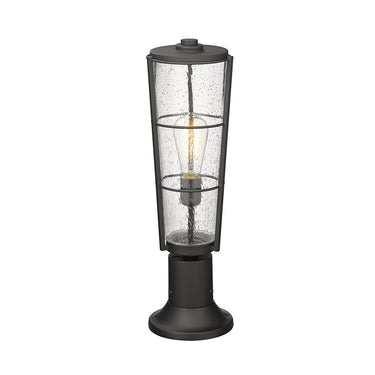 Z-Lite 22" High Helix 1 Light Outdoor Pier Mounted Fixture image 1