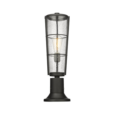 Z-Lite 22" High Helix 1 Light Outdoor Pier Mounted Fixture image 2
